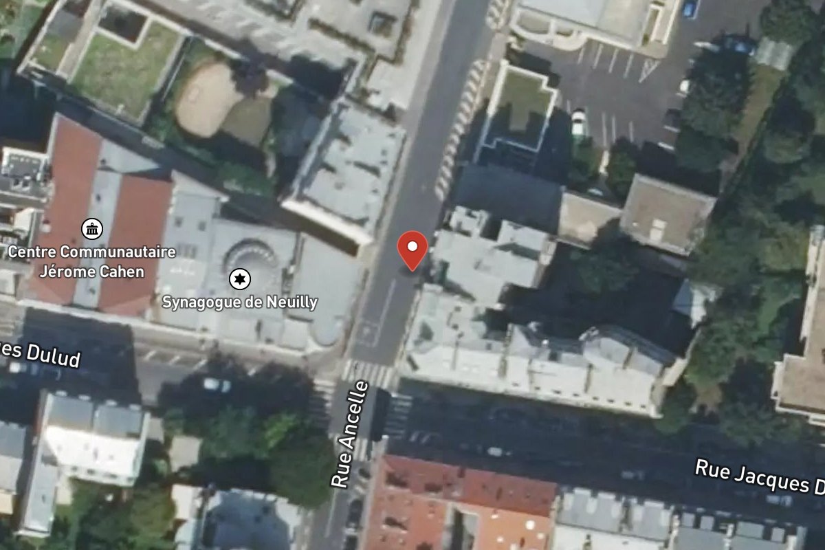 Vue satellite — Rue Ancelle