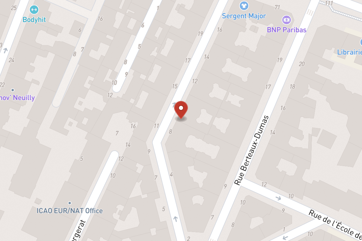 Plan de situation — Rue Angélique Vérien