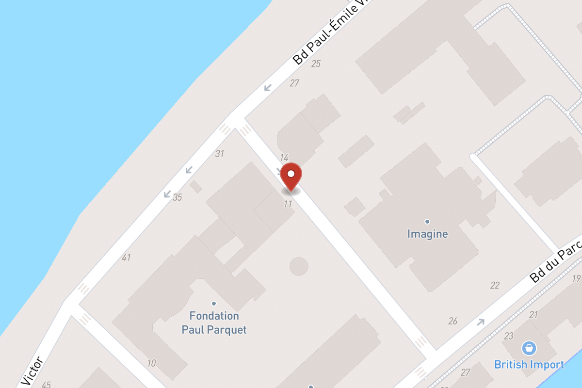 Plan de situation — Rue Benjamin Constant