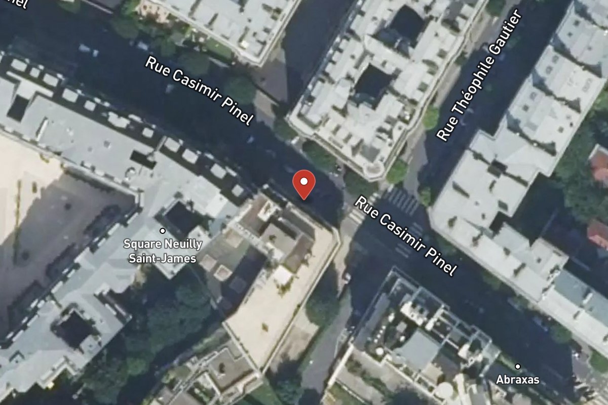 Vue satellite — Rue Casimir Pinel