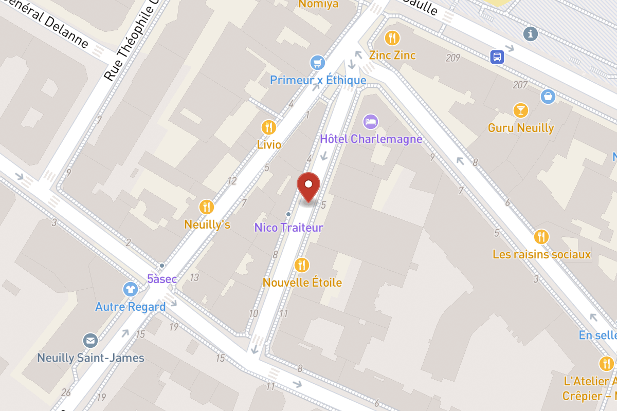 Plan de situation — Rue Charcot