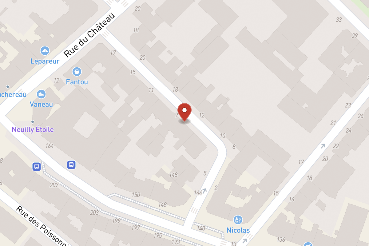 Plan de situation — Rue Chartran