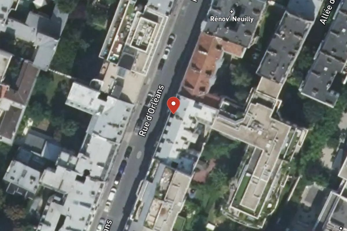 Vue satellite — Rue d'Orléans