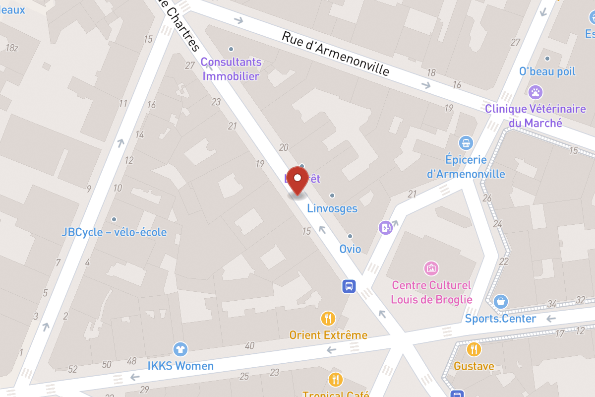 Plan de situation — Rue de Chartres