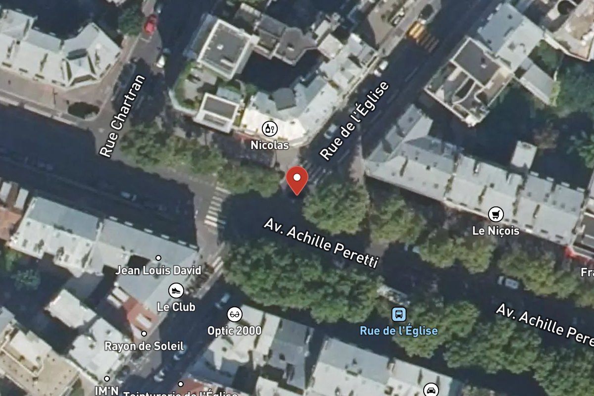 Vue satellite — Rue de l'Église