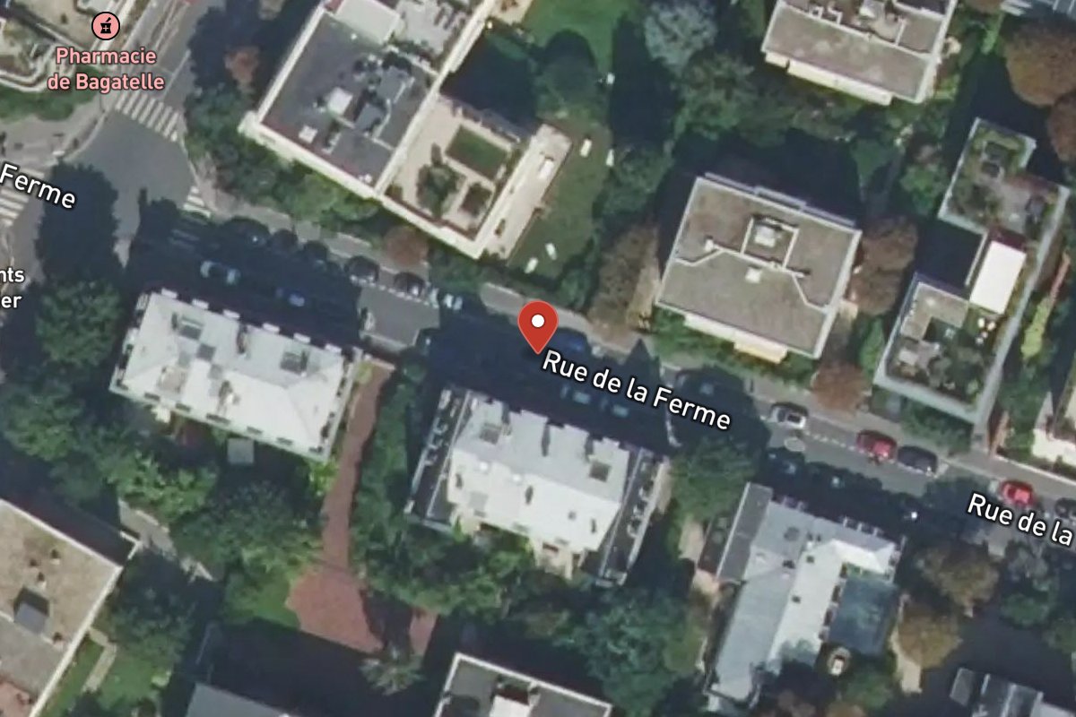 Vue satellite — Rue de la Ferme
