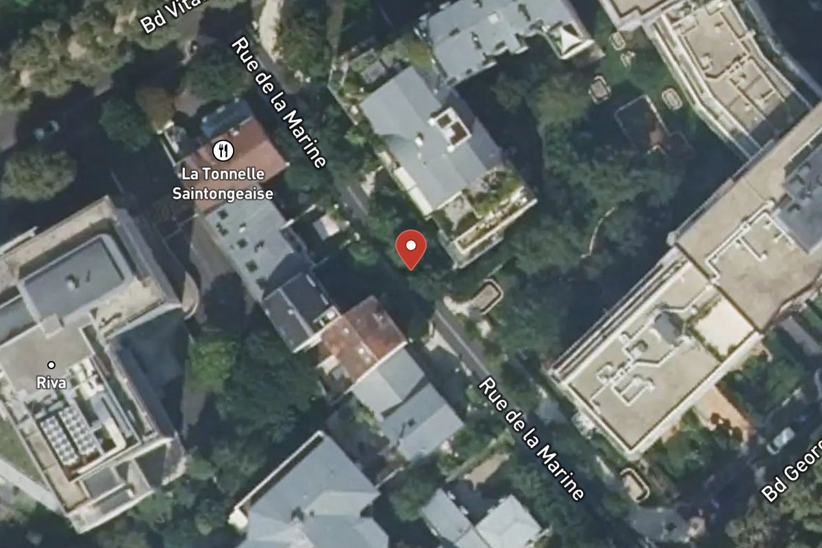 Vue satellite — Rue de la Marine