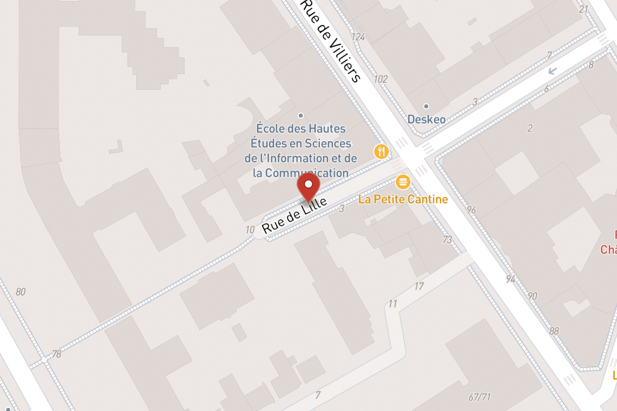 Plan de situation — Rue de Lille