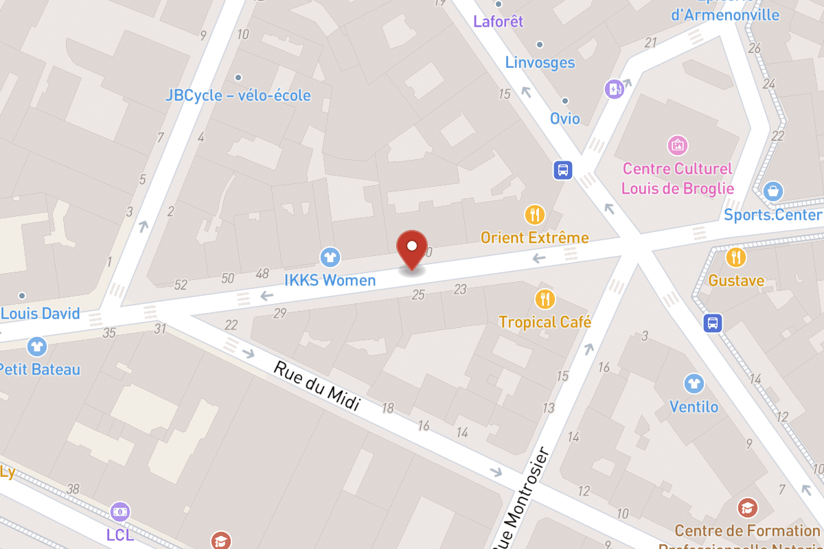 Plan de situation — Rue de Sablonville