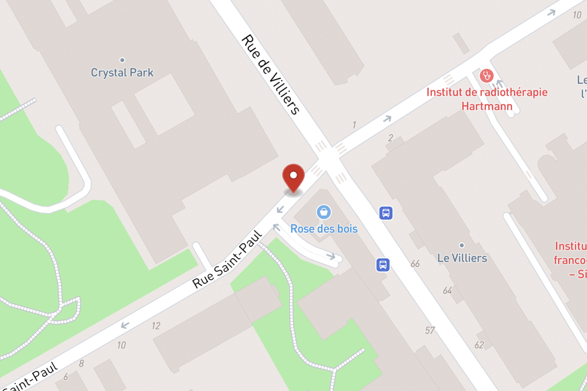 Plan de situation — Rue de Villiers