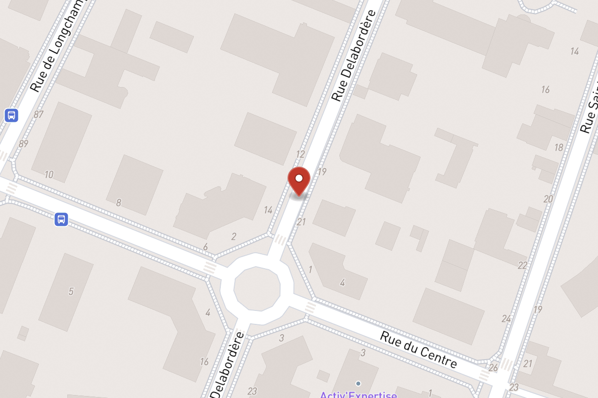 Plan de situation — Rue Delabordére