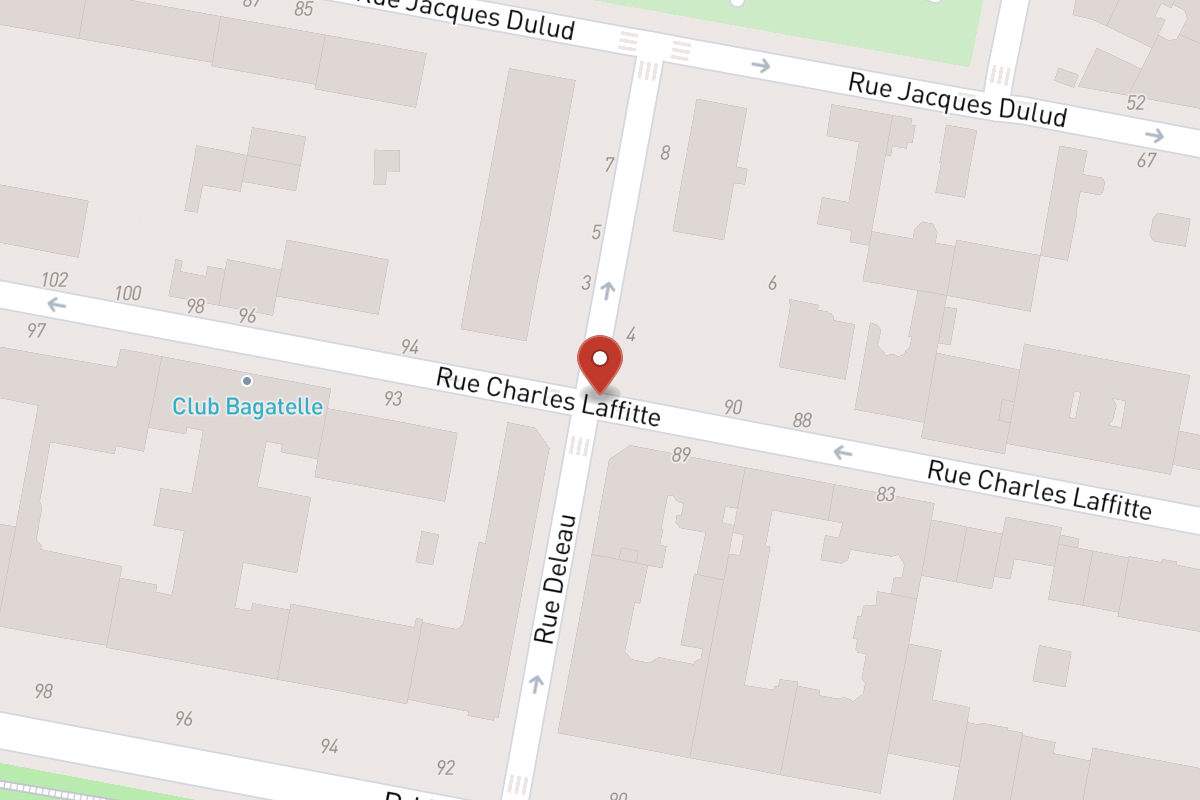 Plan de situation — Rue Deleau