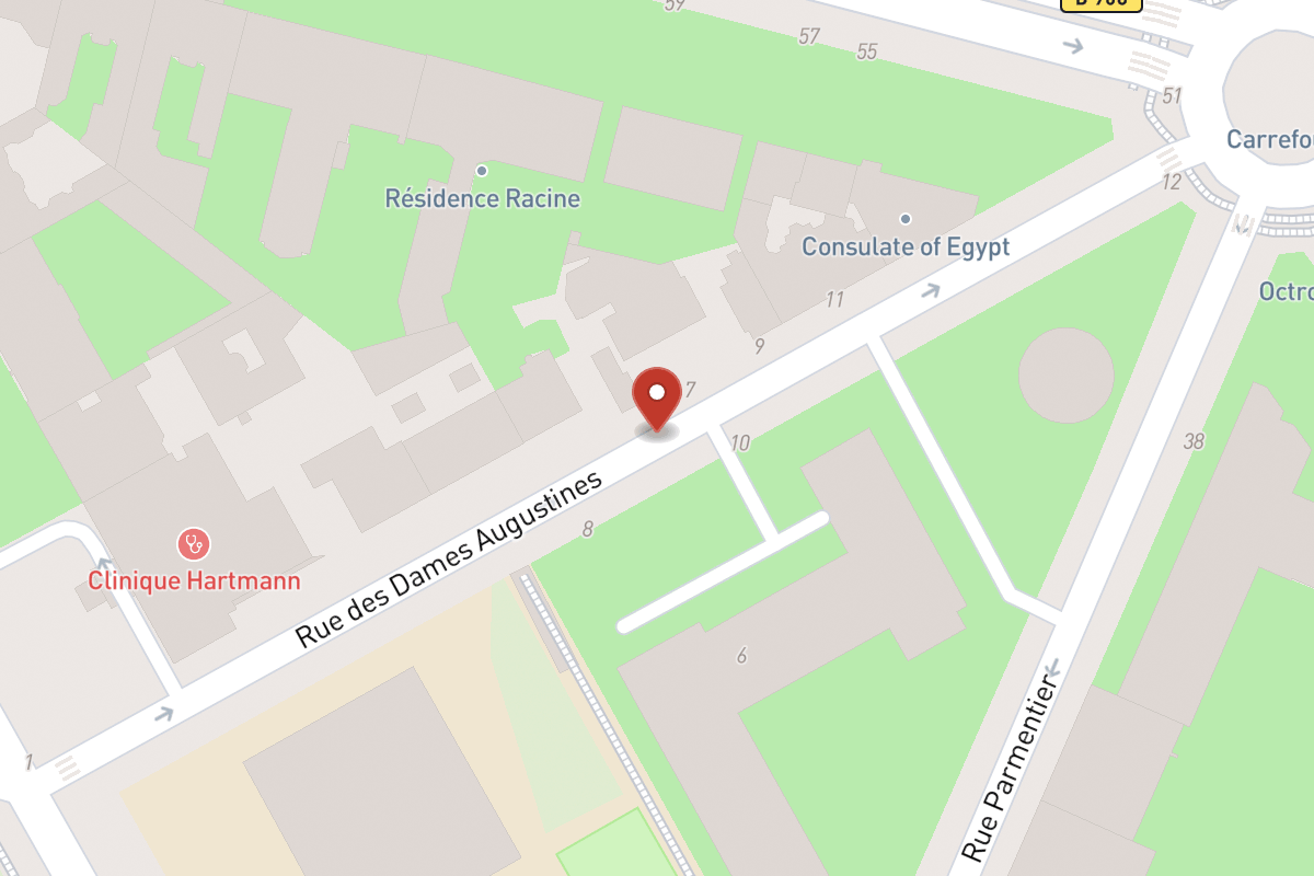Plan de situation — Rue des Dames Augustines