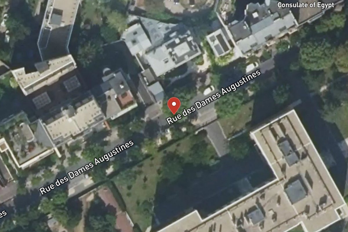 Vue satellite — Rue des Dames Augustines