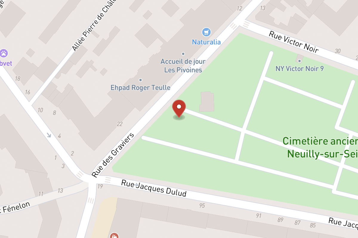 Plan de situation — Rue des Graviers