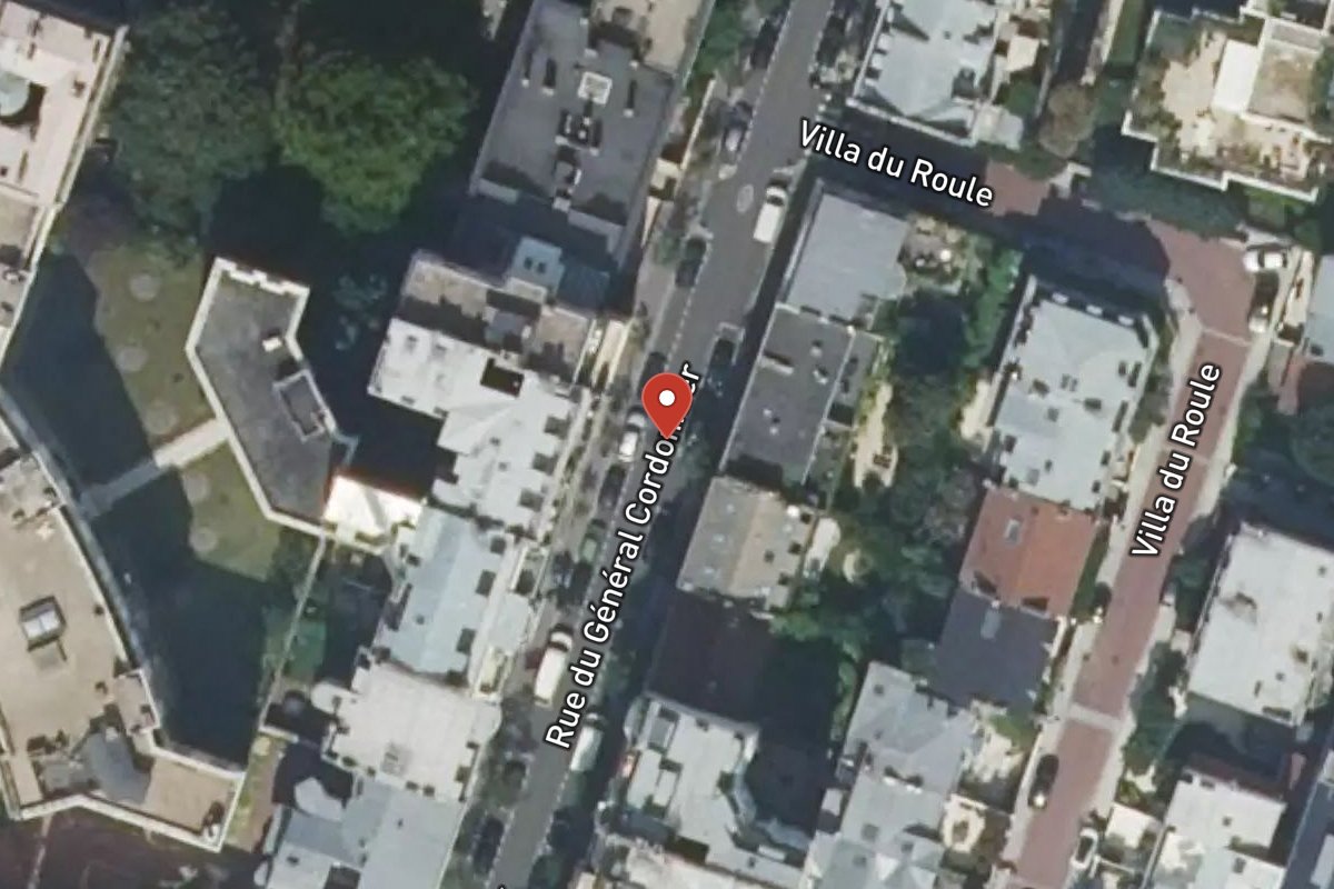 Vue satellite — Rue du General Cordonnier