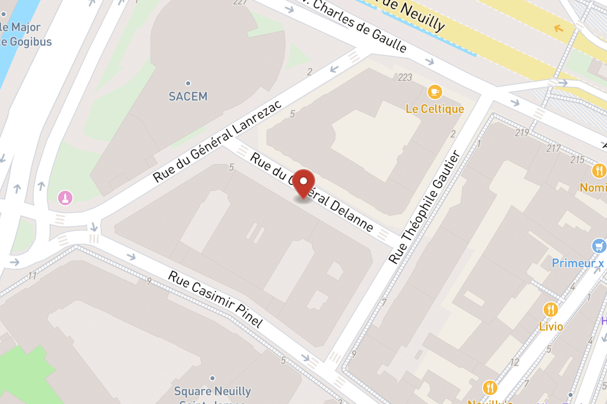 Plan de situation — Rue du Général Delanne