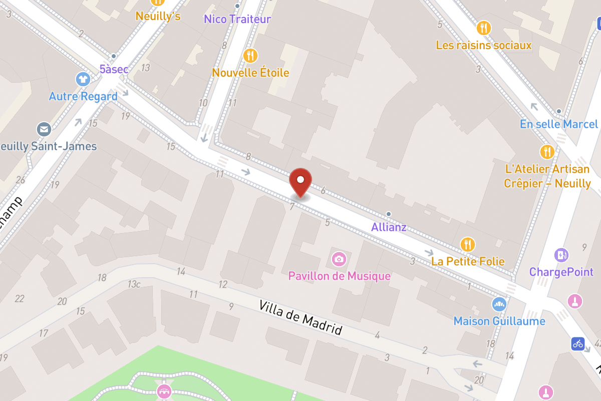 Plan de situation — rue du général henrion-bertier