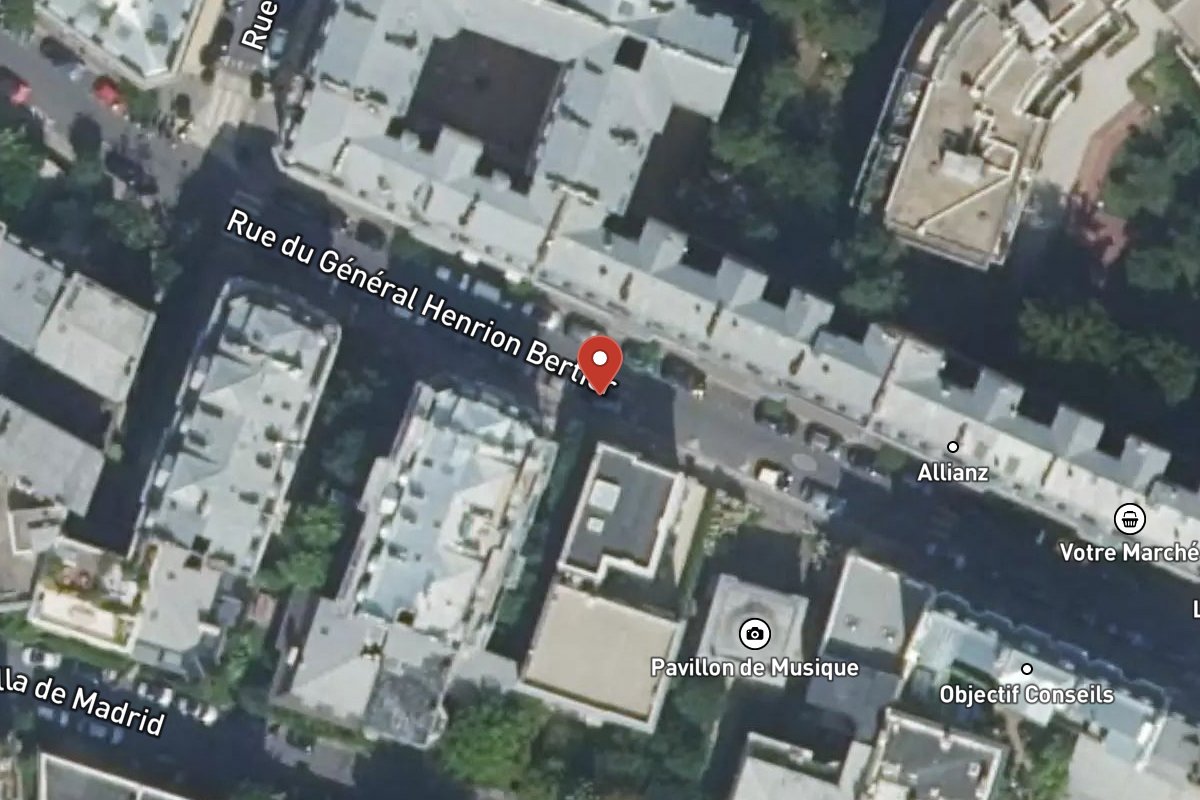 Vue satellite — rue du général henrion-bertier