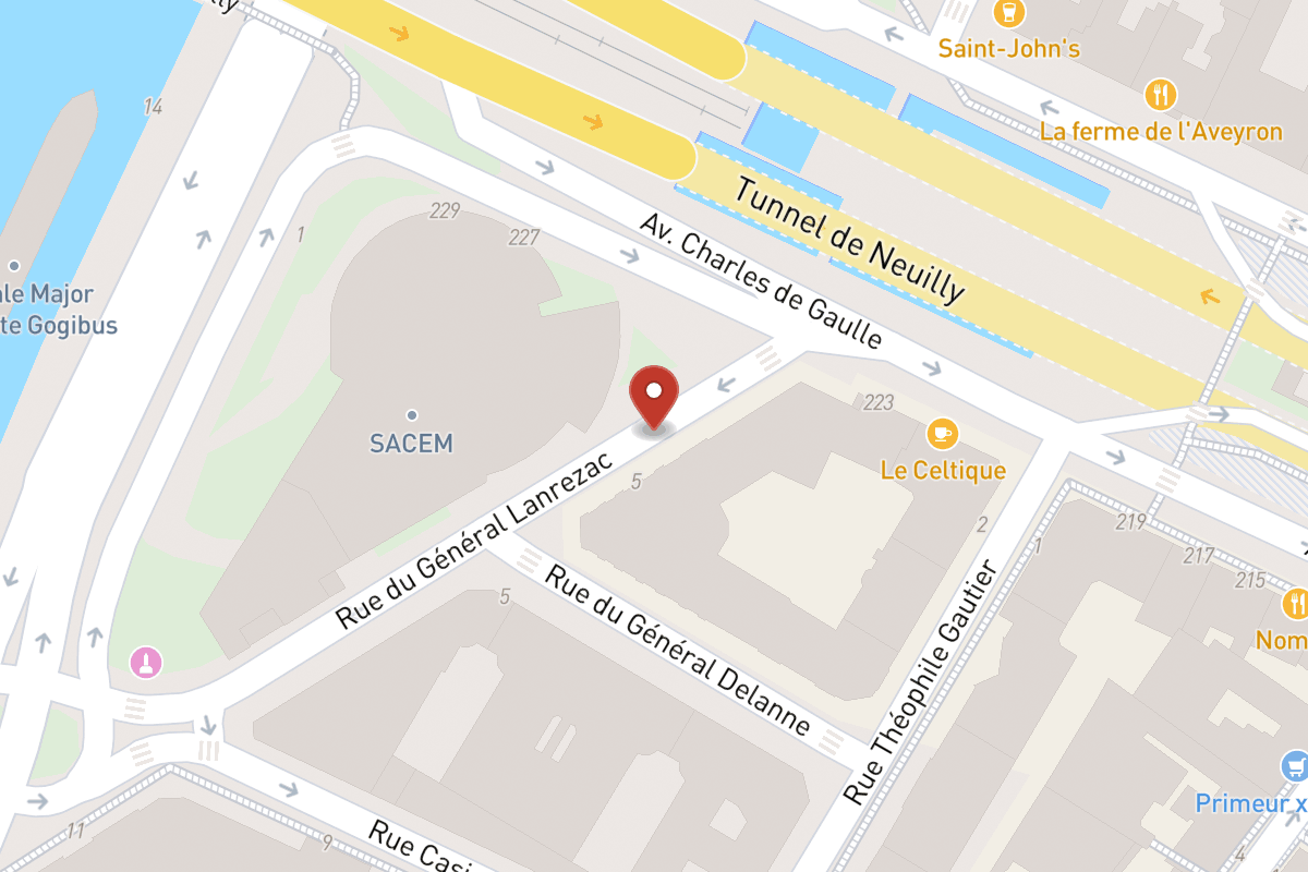 Plan de situation — Rue du Général Lanrezac