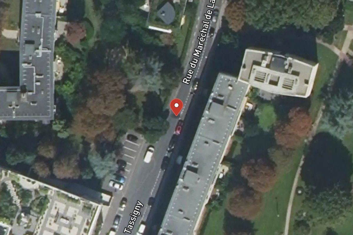 Vue satellite — Rue du Mal de Lattre de Tassigny