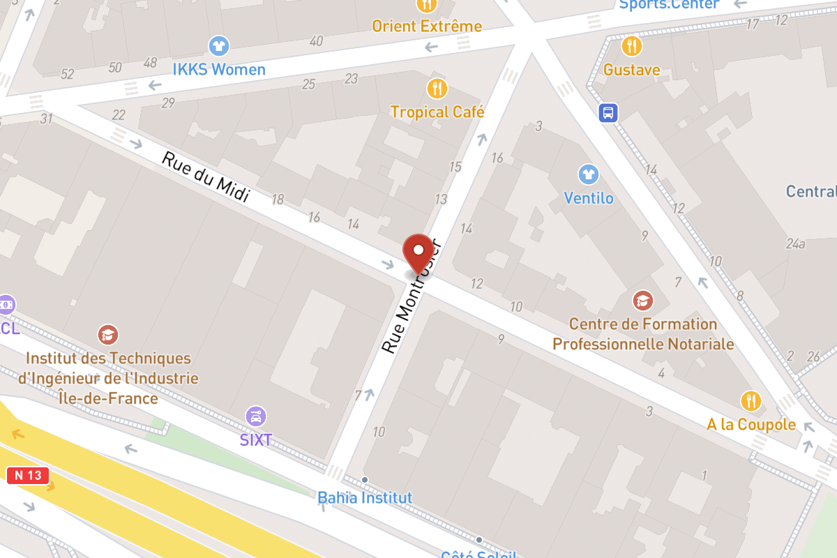Plan de situation — Rue du Midi