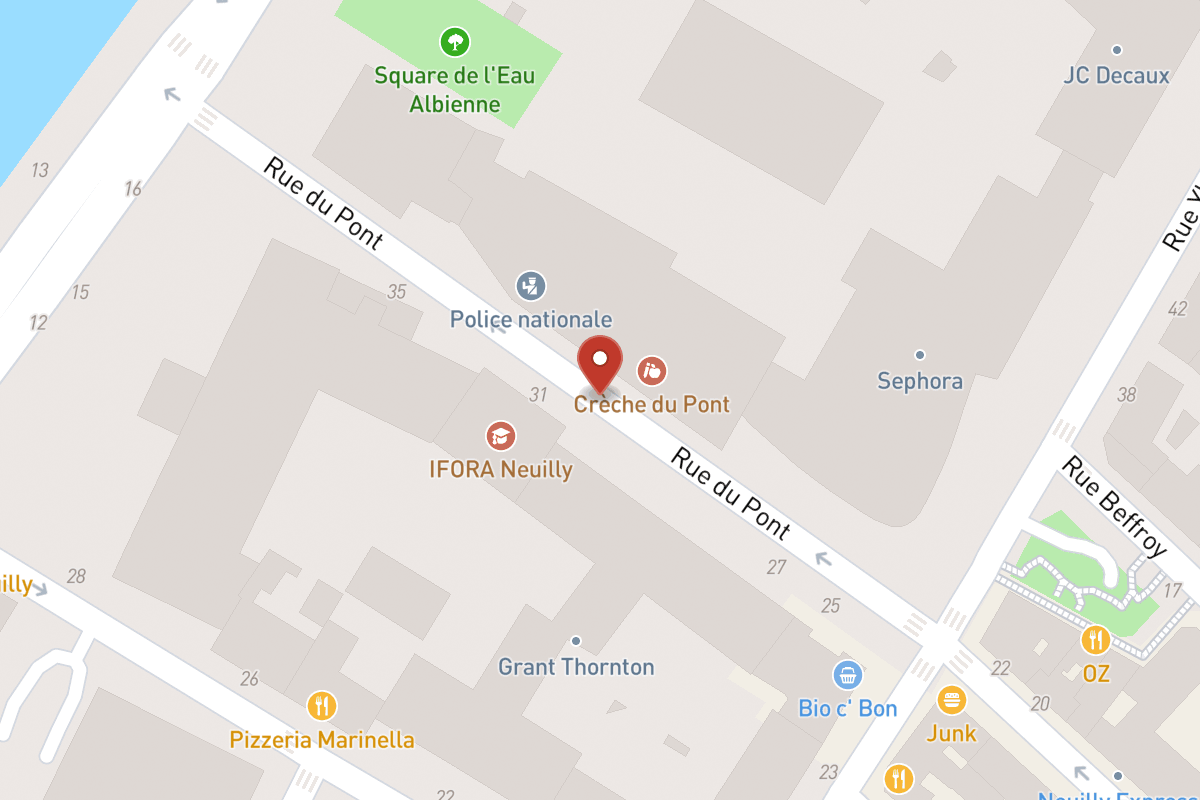 Plan de situation — Rue du Pont
