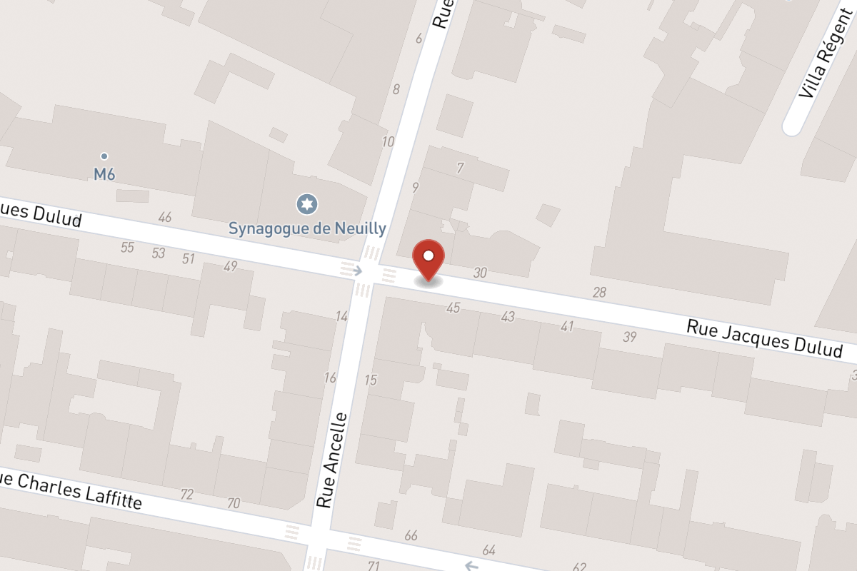 Plan de situation — Rue Jacques Dulud