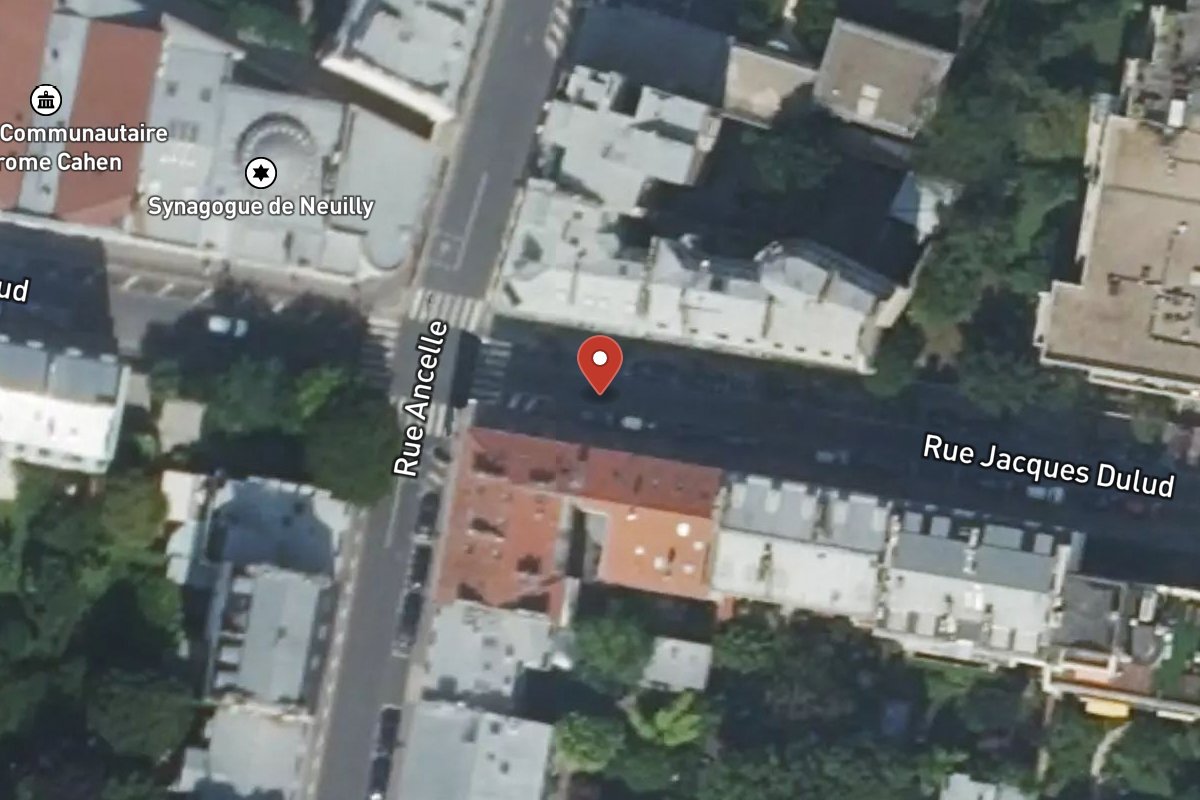 Vue satellite — Rue Jacques Dulud