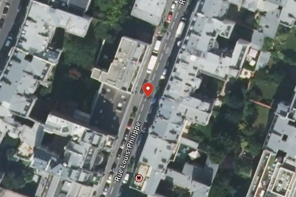 Vue satellite — Rue Louis Philippe