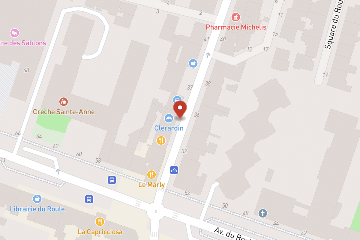 Plan de situation — Rue Madeleine Michelis