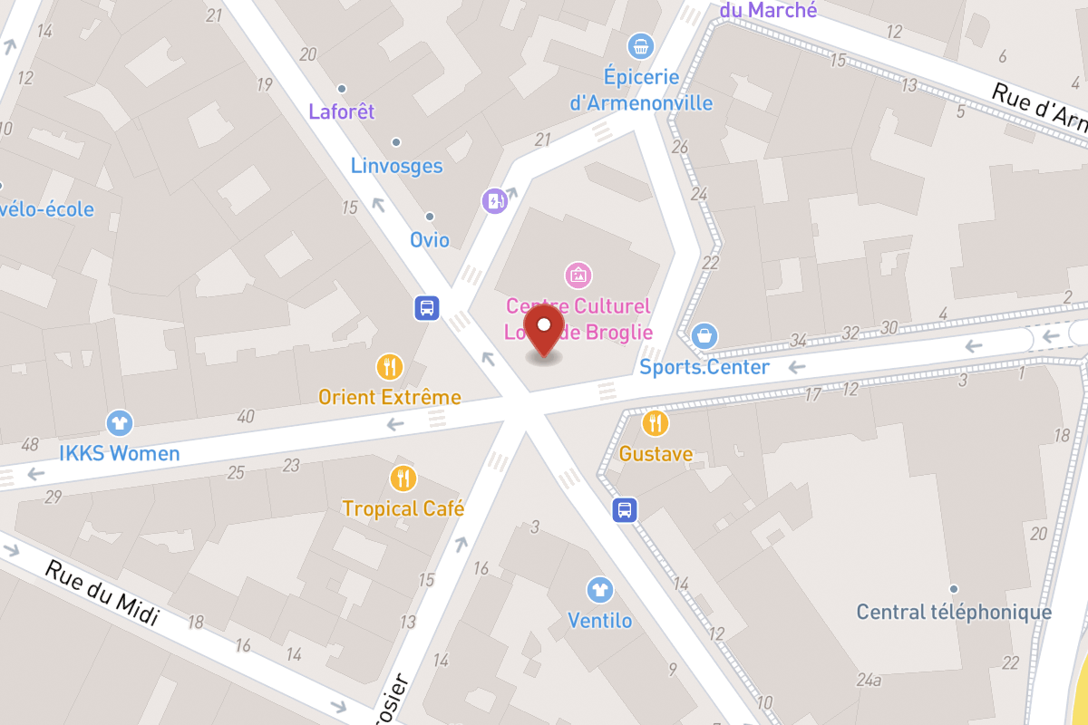 Plan de situation — Rue Montrosier