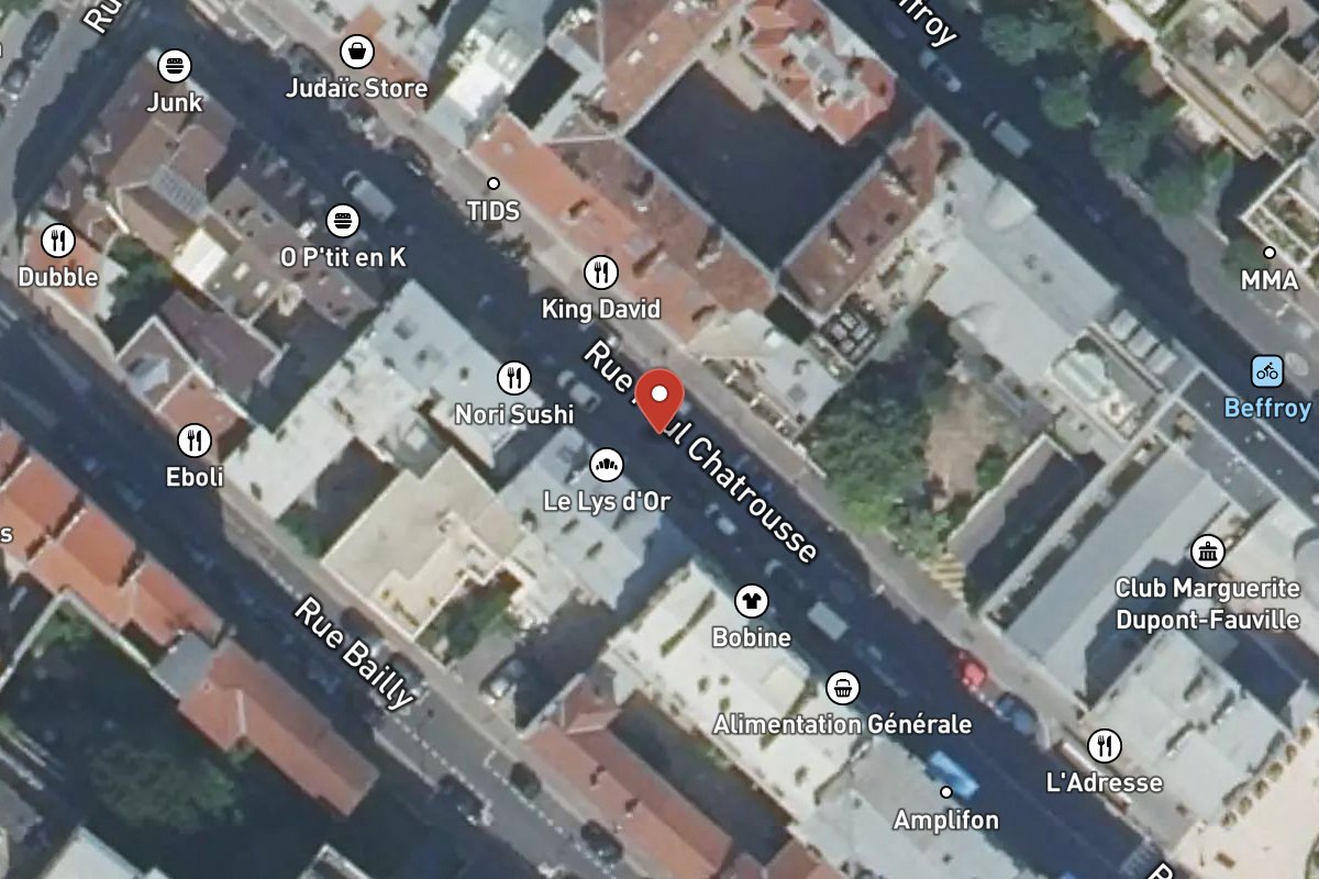 Vue satellite — Rue Paul Chatrousse