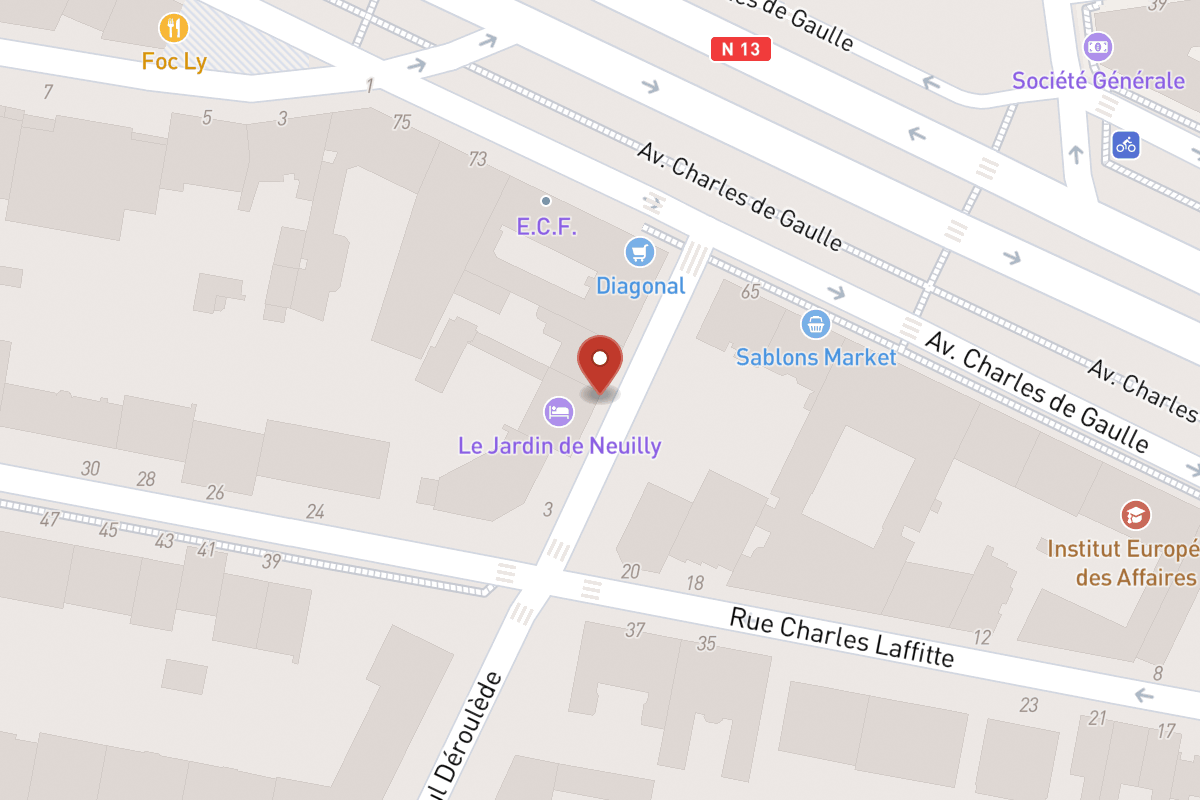 Plan de situation — Rue Paul Derouléde