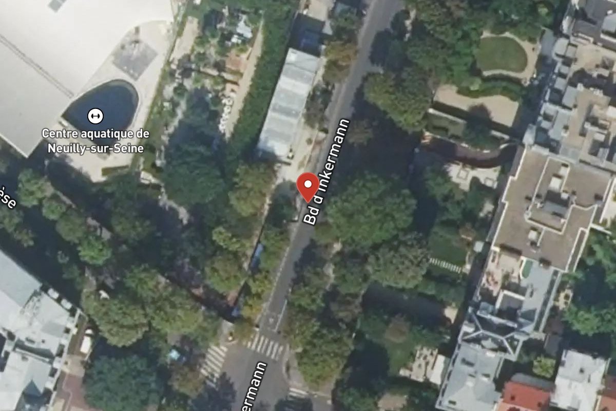 Vue satellite — Rue Pauline Borghese