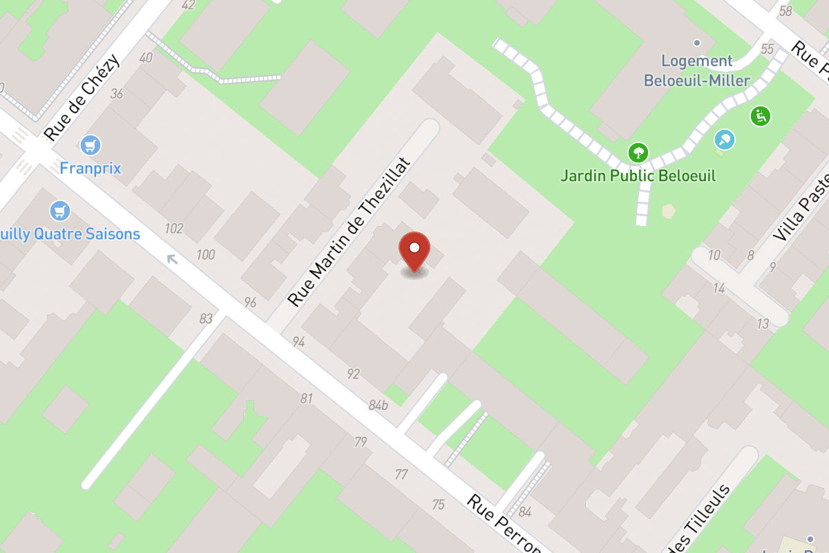 Plan de situation — Rue Perronet