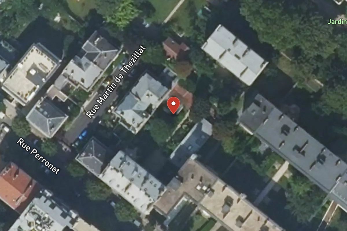 Vue satellite — Rue Perronet