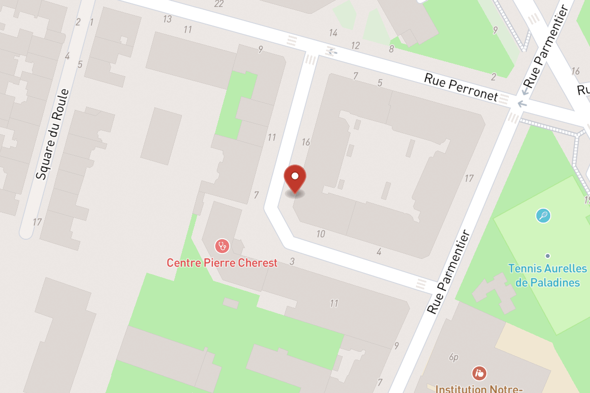 Plan de situation — Rue Pierre Chérest