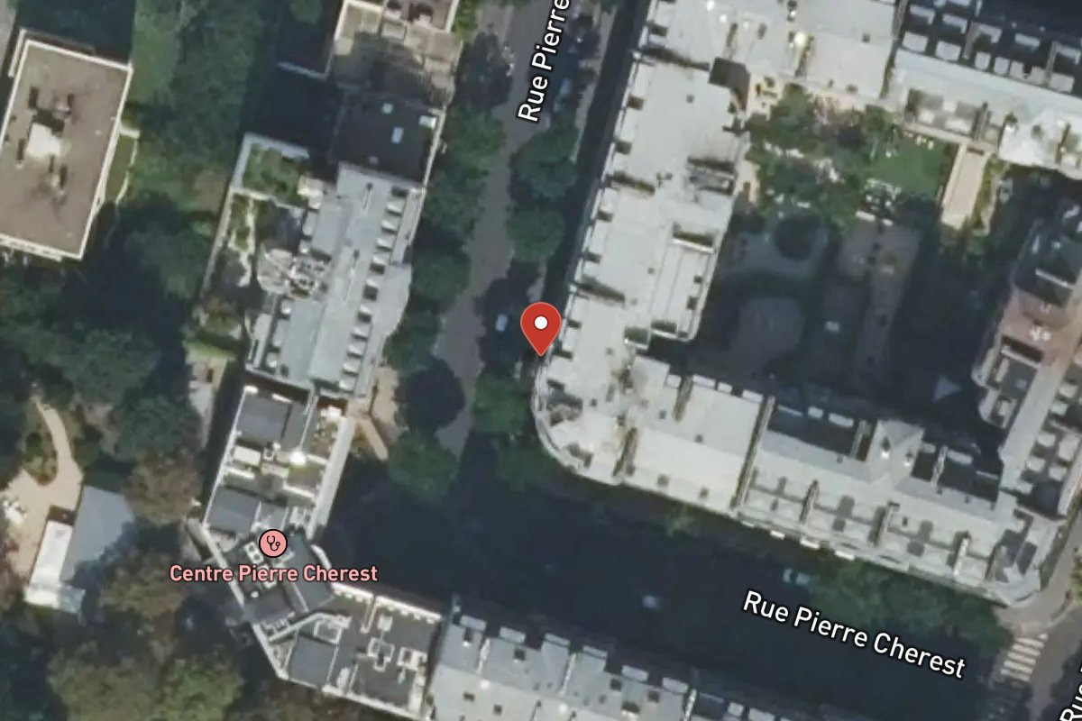 Vue satellite — Rue Pierre Chérest