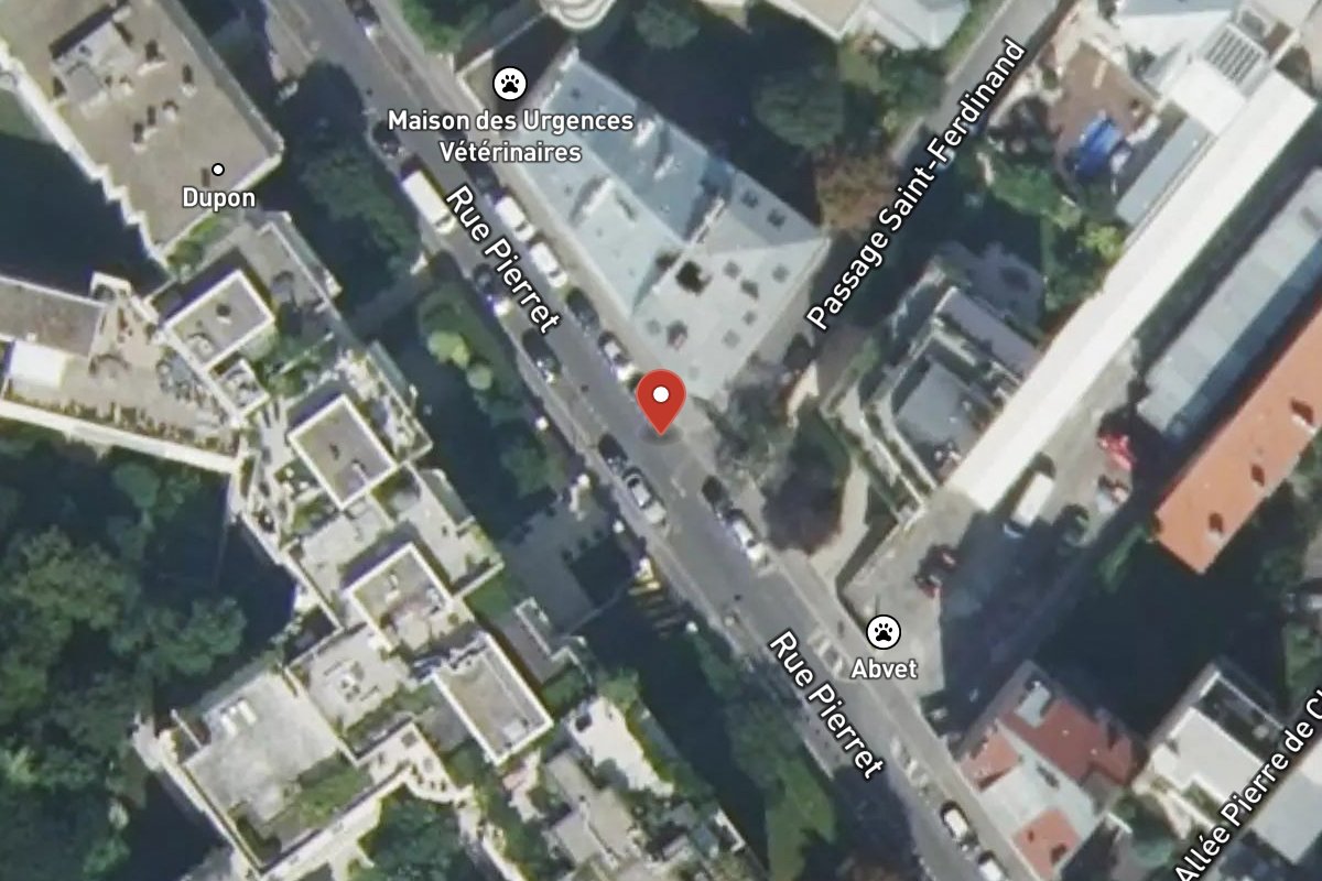 Vue satellite — Rue Pierret