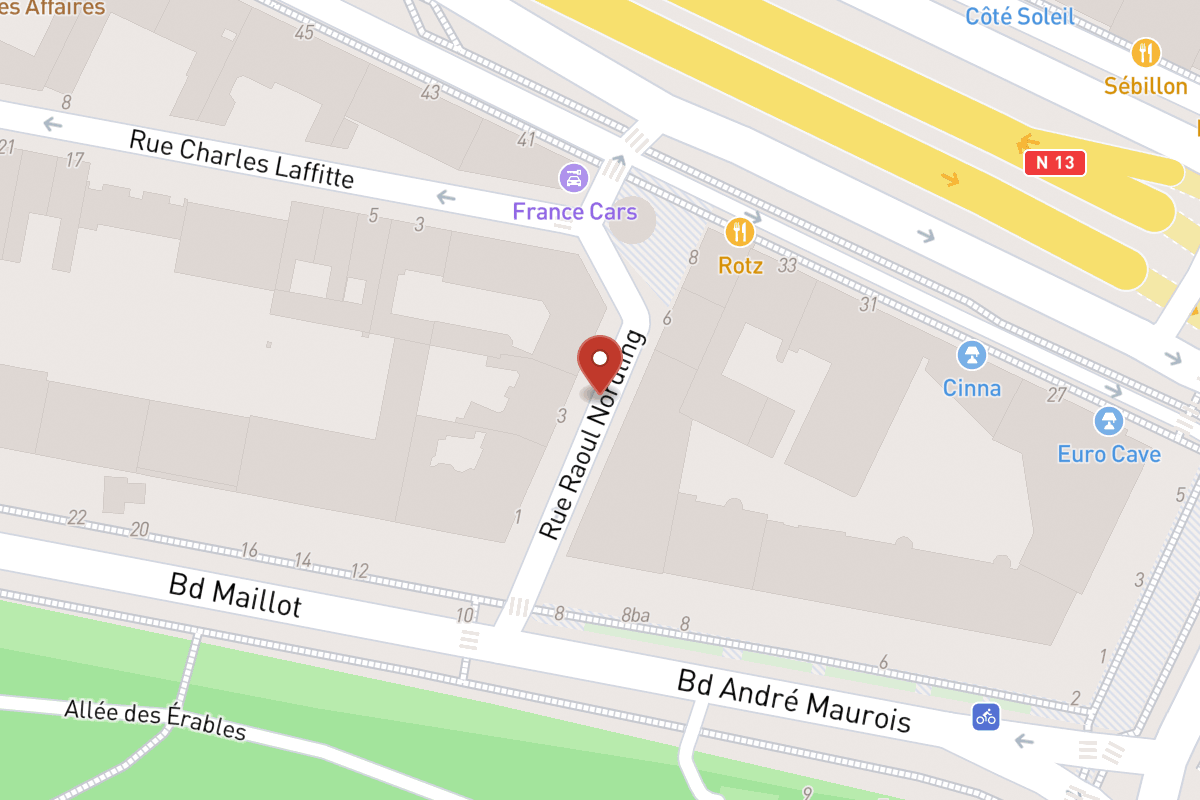 Plan de situation — Rue Raoul Nordling