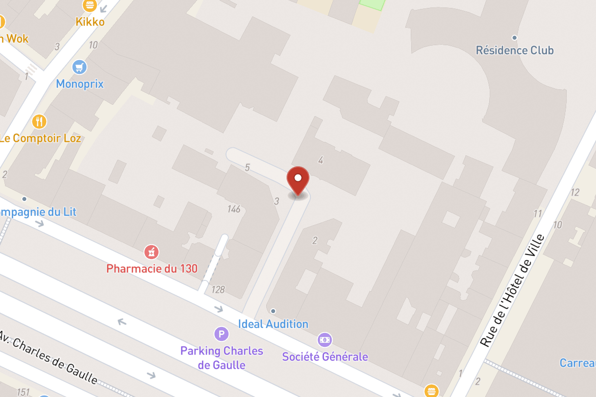 Plan de situation — Rue Rigaud
