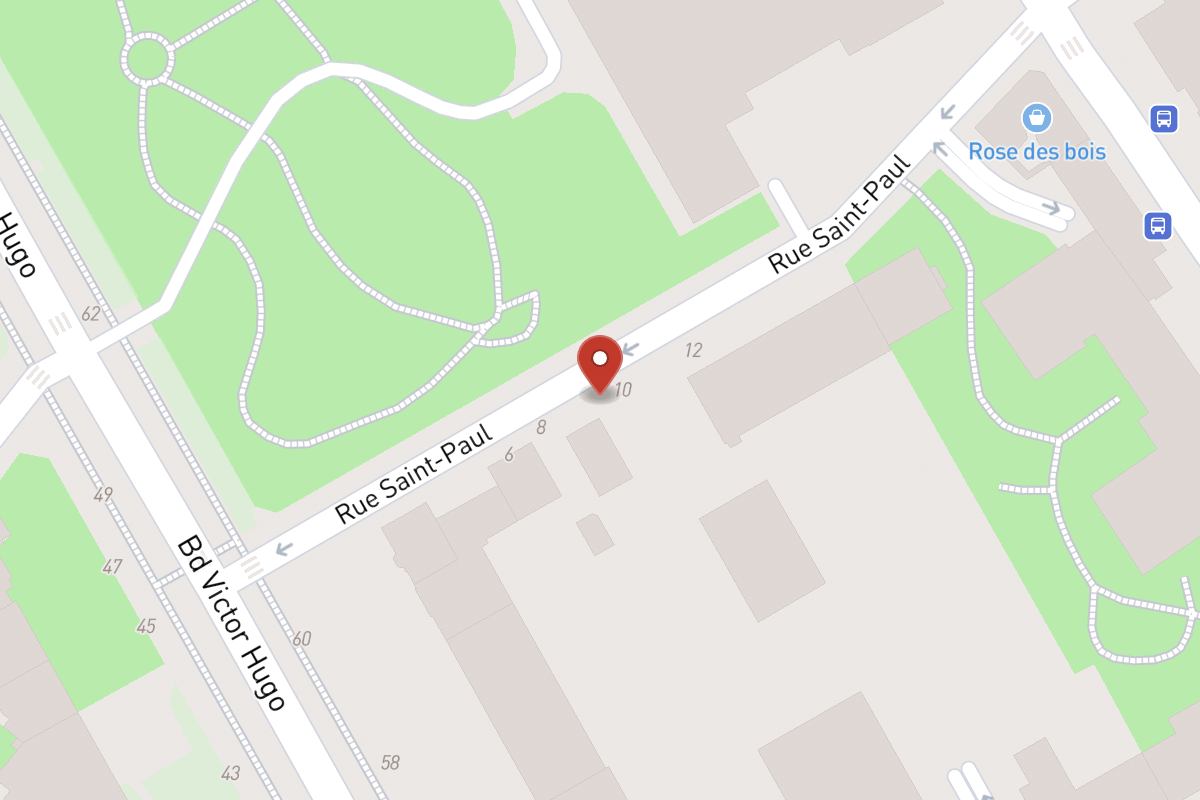 Plan de situation — Rue Saint - Paul
