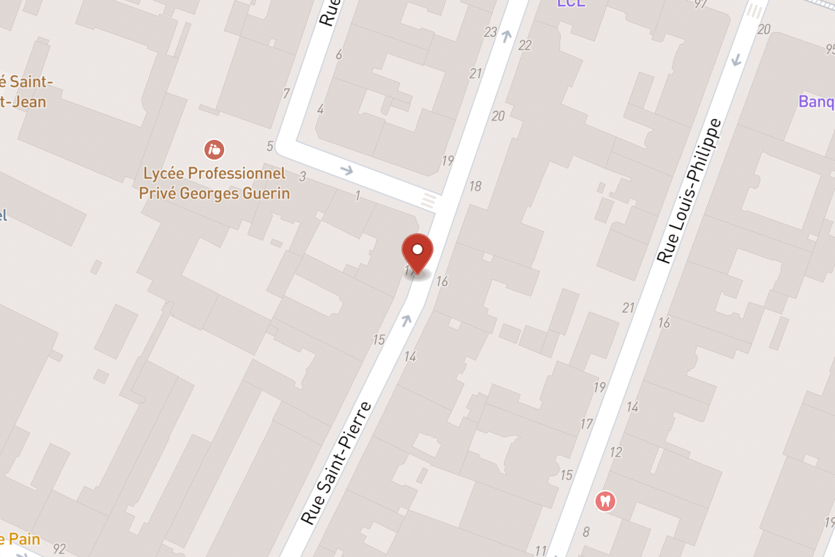 Plan de situation — Rue Saint-Pierre