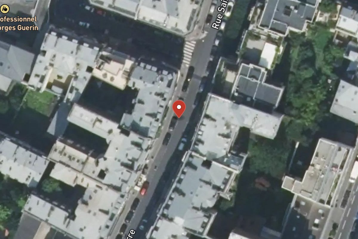 Vue satellite — Rue Saint-Pierre