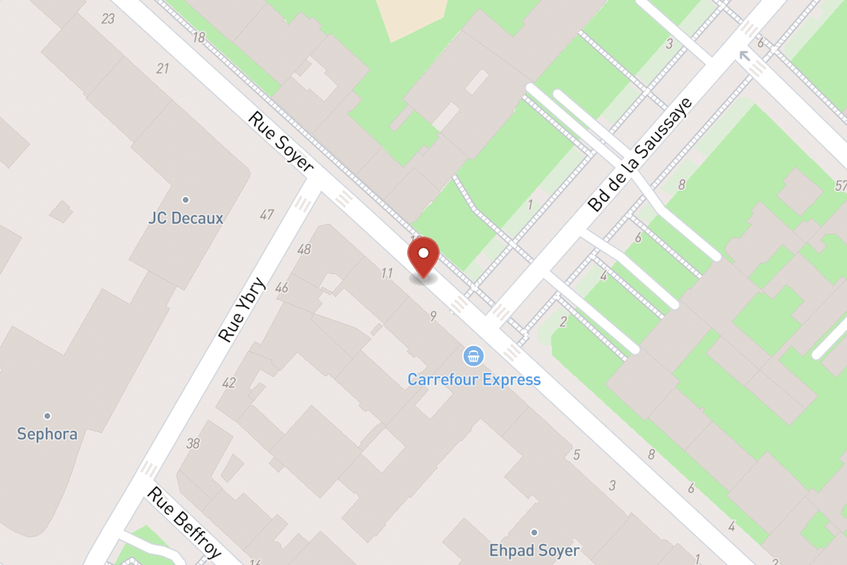 Plan de situation — Rue Soyer