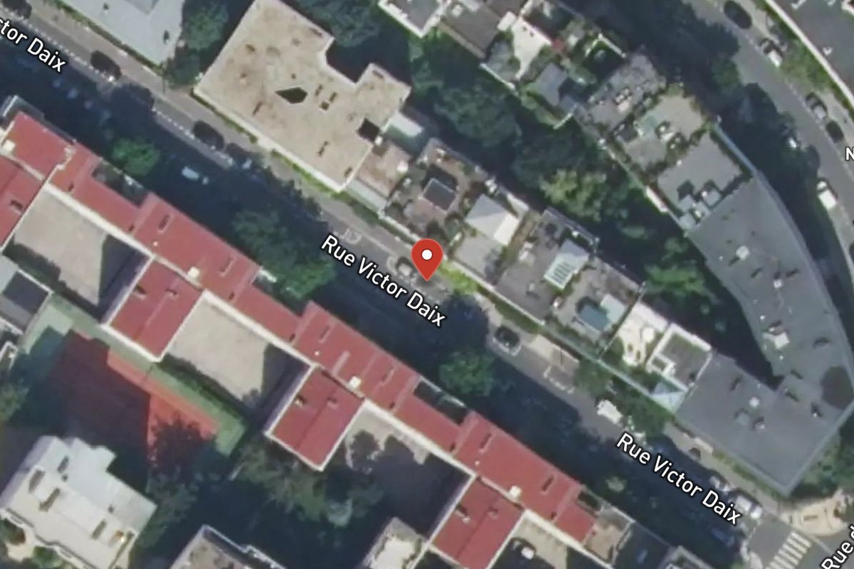 Vue satellite — Rue Victor Daix