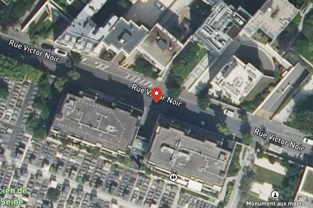 Vue satellite — Rue Victor Noir