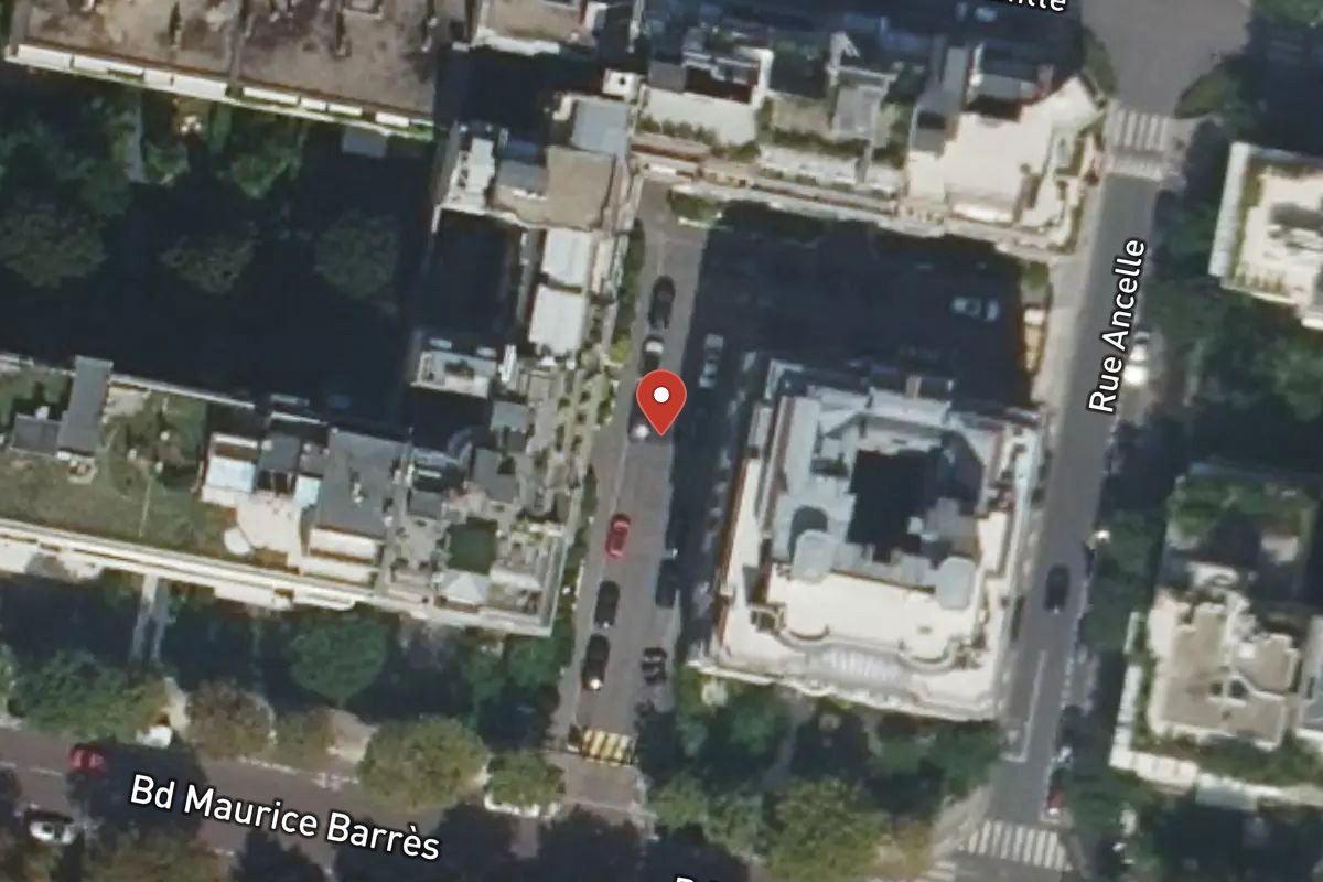 Vue satellite — Sq du Capitaine Claude Barres