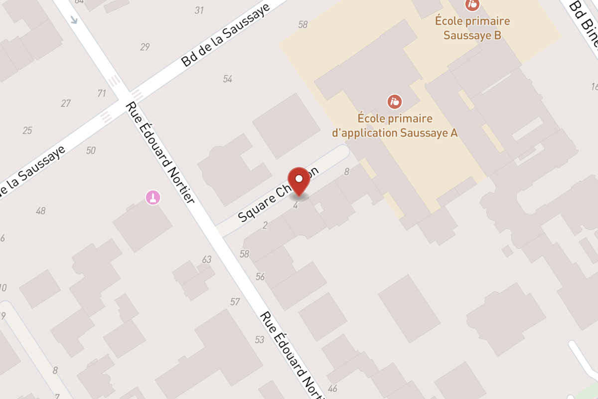 Plan de situation — Square Chanton